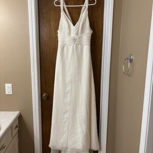 Ivory Wedding:Formal floor length dress
